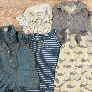 Janie and Jack and Gap baby boys summer bundle
